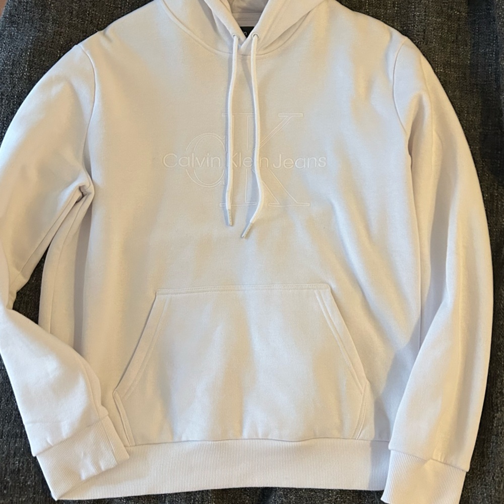 Calvin Klein Men’s Hoodie in White